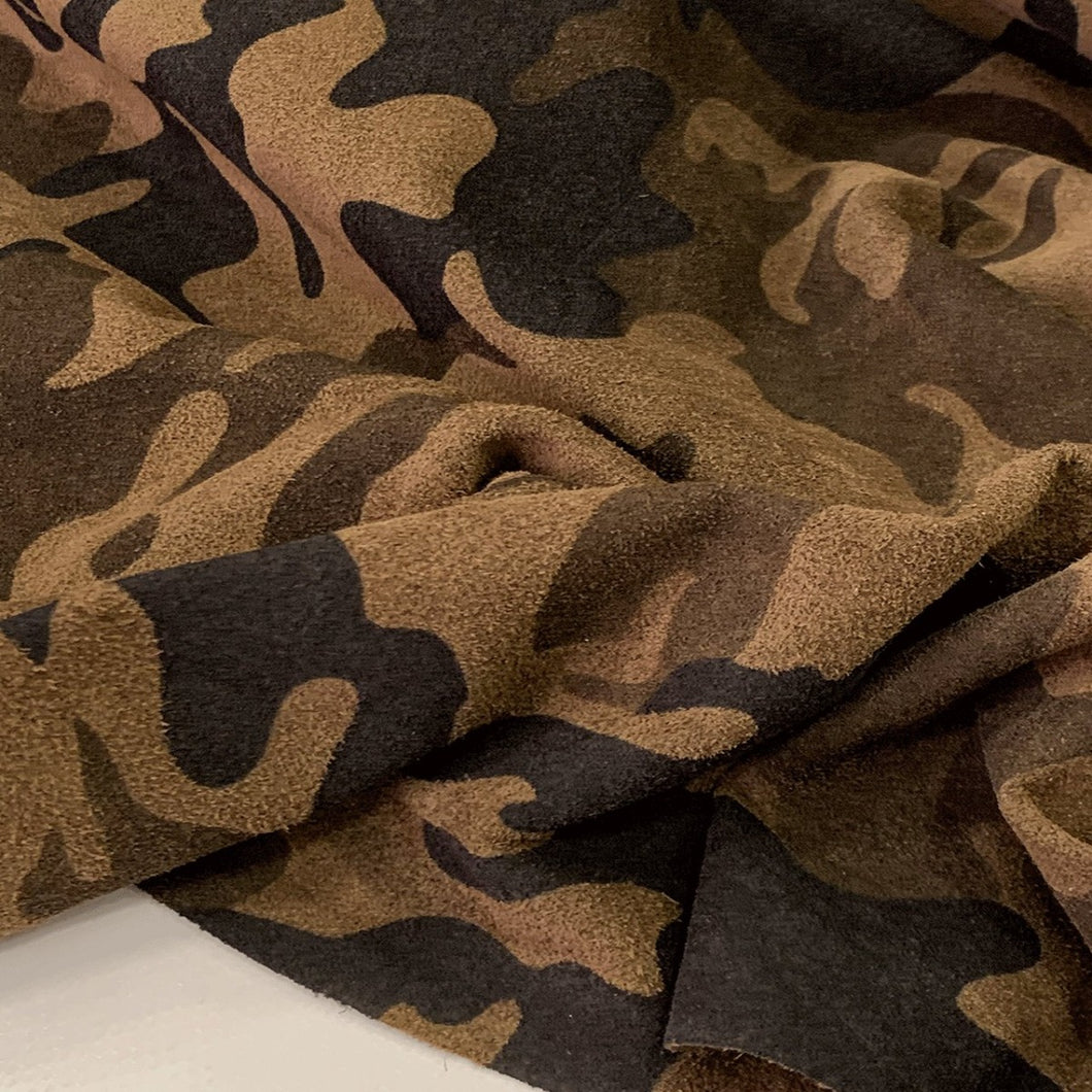 Brown Camouflage Leather – Leather Cosmos